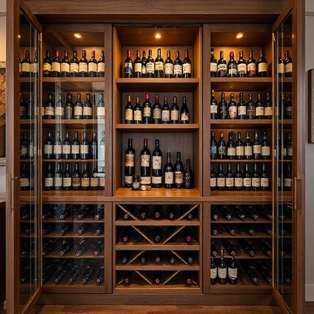 Classic Vintner Wood Cabinet