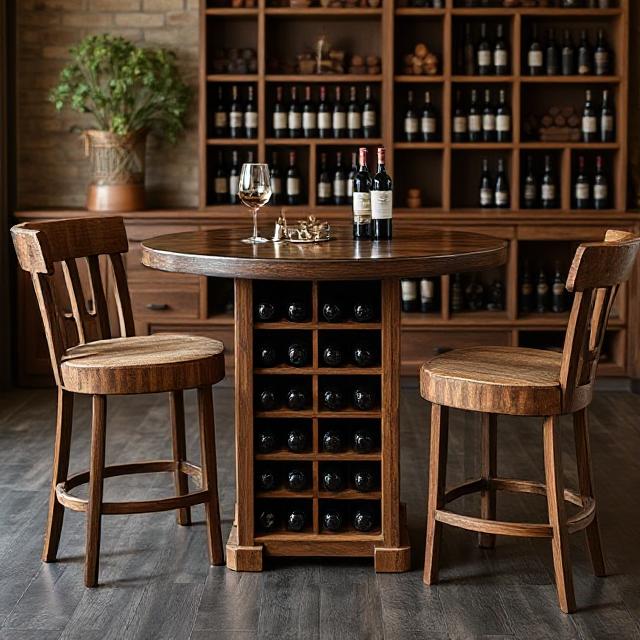 Rustic Cellar Dining Set
