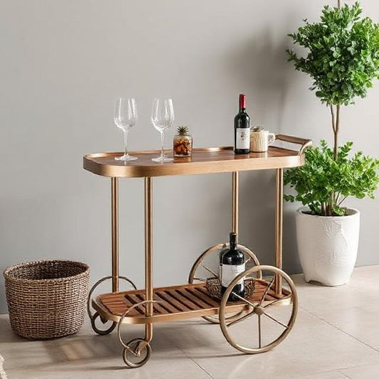 VinoMove Trolley with Glass Holder