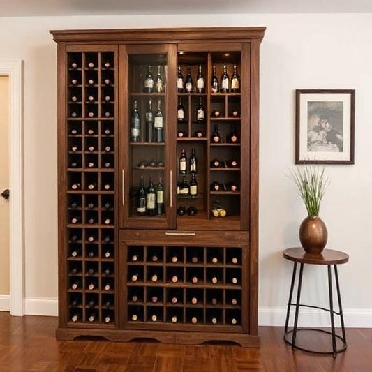 Rustic Cellar Credenza Cabinet