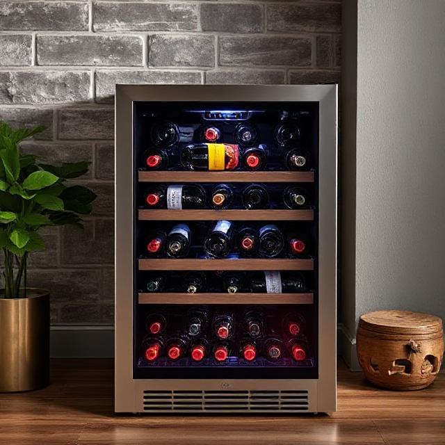 WineWave Touch-Control Cooler